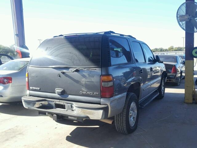 1GNEC13TXYJ128803 - 2000 CHEVROLET TAHOE C150 GRAY photo 4