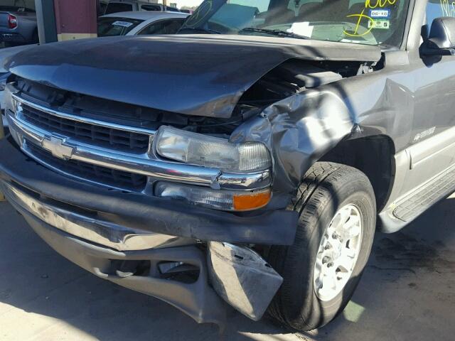 1GNEC13TXYJ128803 - 2000 CHEVROLET TAHOE C150 GRAY photo 9