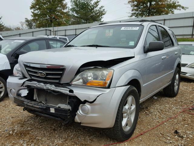 KNDJC736X75679650 - 2007 KIA SORENTO SILVER photo 2