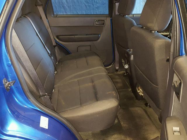 1FMCU9D77CKC40440 - 2012 FORD ESCAPE BLUE photo 6