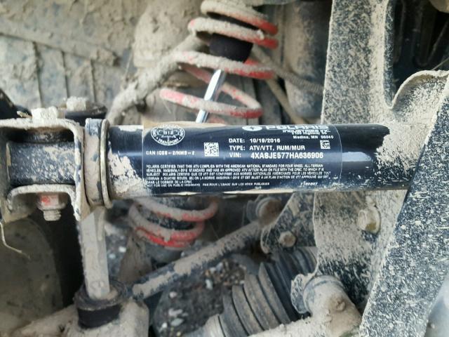 4XASJE577HA636906 - 2017 POLARIS SPORTSMAN 灰色 照片 10