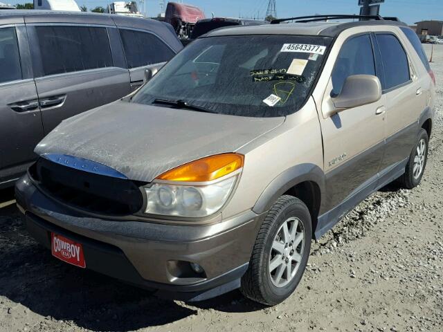 3G5DB03EX2S513911 - 2002 BUICK RENDEZVOUS GOLD photo 2