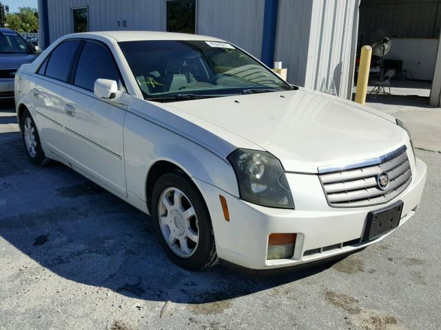 1G6DM577740109005 - 2004 CADILLAC CTS WHITE photo 1