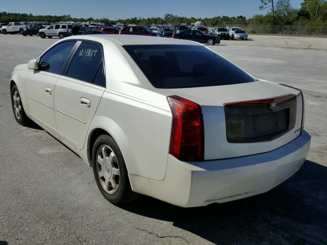 1G6DM577740109005 - 2004 CADILLAC CTS WHITE photo 3