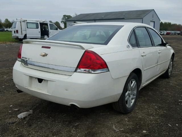 2G1WC581369263988 - 2006 CHEVROLET IMPALA LT WHITE photo 4