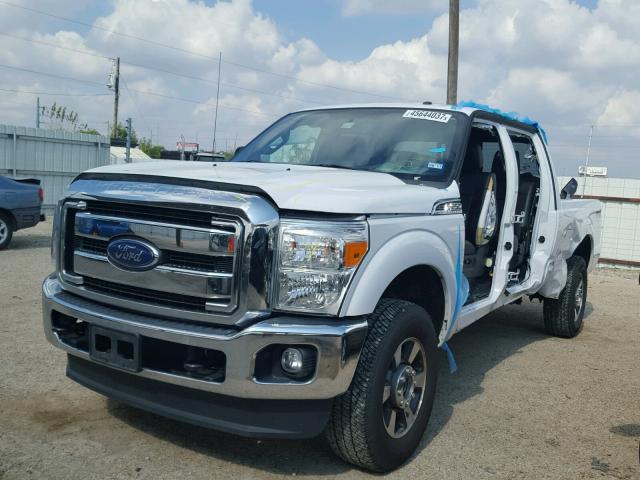 1FT7W2BT9GED11505 - 2016 FORD F250 SUPER WHITE photo 2