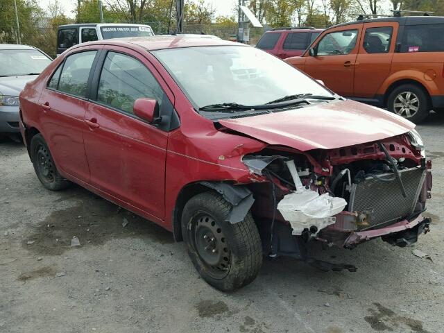 JTDBT903291309734 - 2009 TOYOTA YARIS RED photo 1