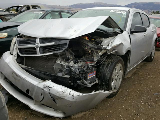 1B3CC4FB1AN236912 - 2010 DODGE AVENGER SX GRAY photo 2