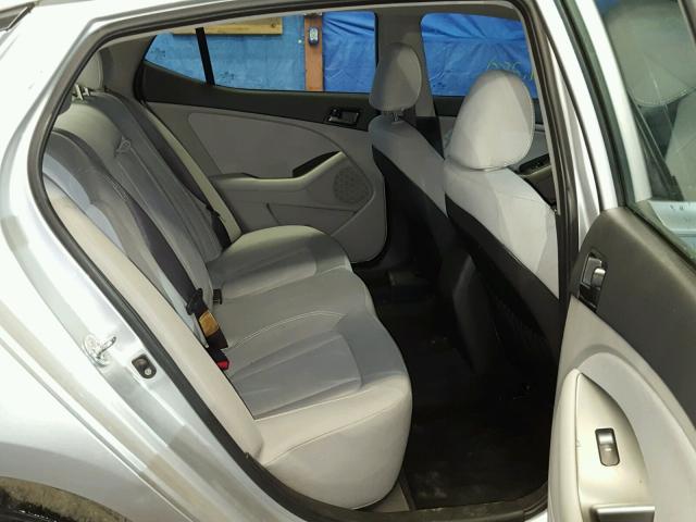 KNAGM4A76B5167066 - 2011 KIA OPTIMA SILVER photo 6