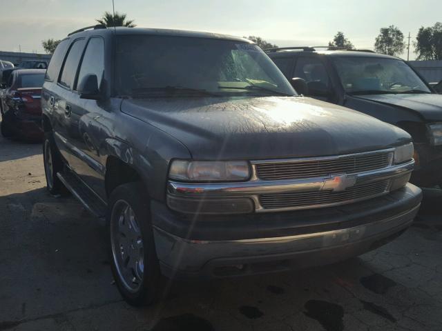 1GNEC13V02J174777 - 2002 CHEVROLET TAHOE C150 GRAY photo 1