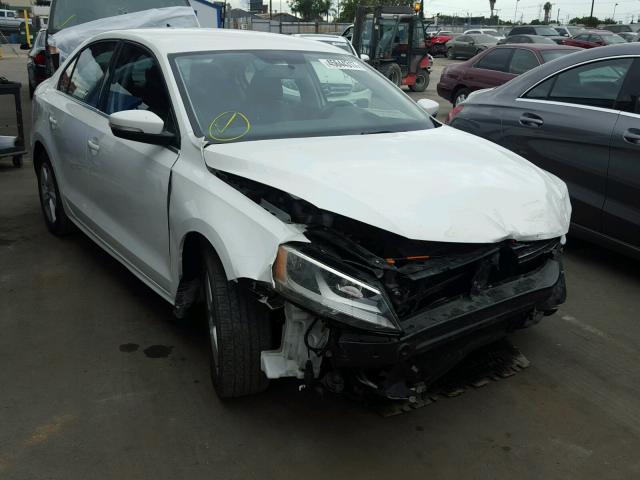 3VWLL7AJ2EM373269 - 2014 VOLKSWAGEN JETTA TDI WHITE photo 1