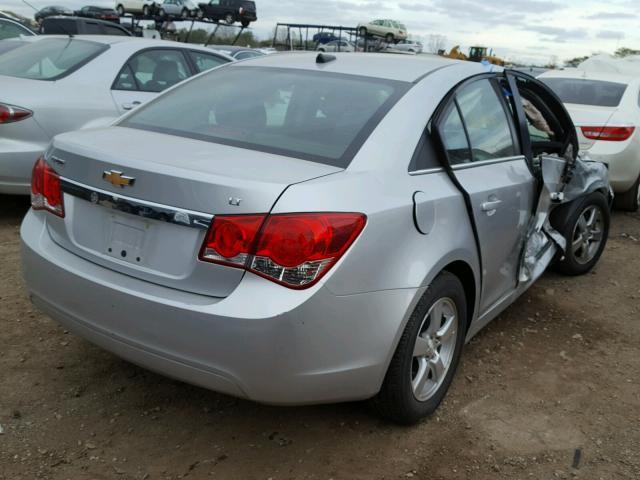 1G1PC5SB0E7112712 - 2014 CHEVROLET CRUZE LT SILVER photo 4