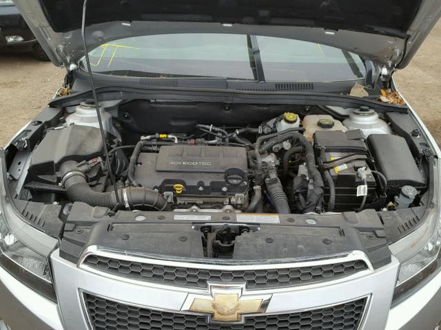 1G1PC5SB0E7112712 - 2014 CHEVROLET CRUZE LT SILVER photo 7