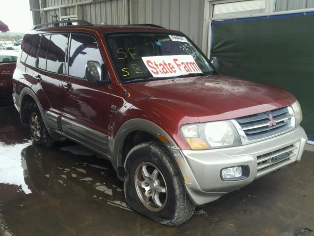 JA4MW51RX1J040408 - 2001 MITSUBISHI MONTERO LI MAROON photo 1