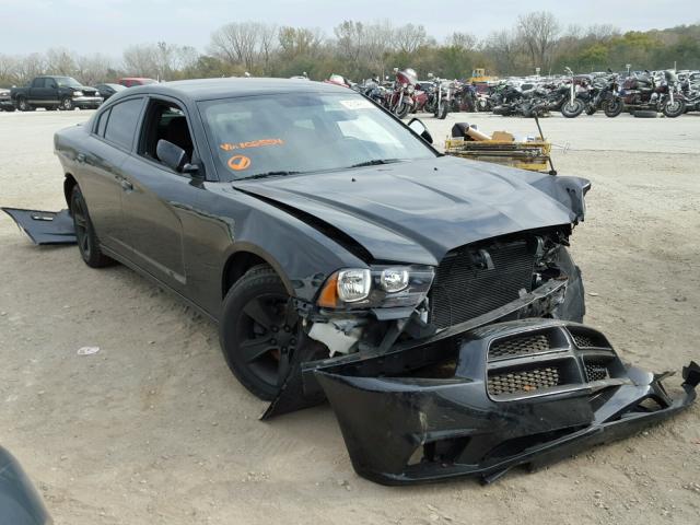 2C3CDXBG2CH102554 - 2012 DODGE CHARGER SE BLACK photo 1