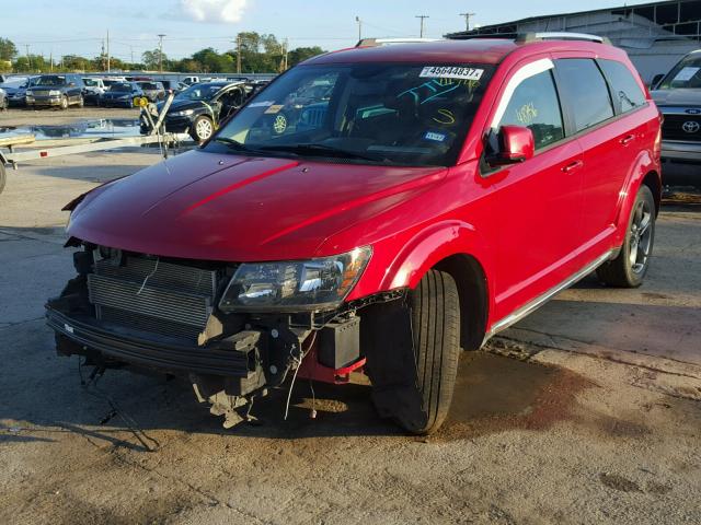 3C4PDCGB0FT711740 - 2015 DODGE JOURNEY CR RED photo 2