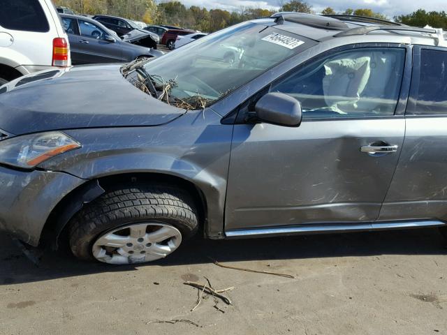 JN8AZ08W77W648790 - 2007 NISSAN MURANO SL GRAY photo 9