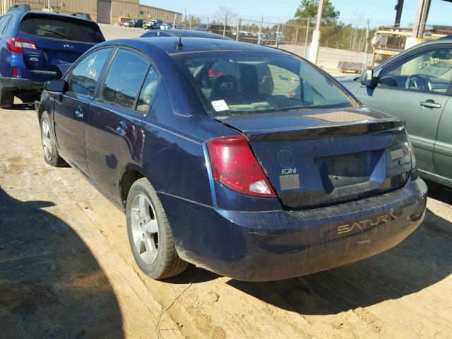 1G8AK58F67Z119174 - 2007 SATURN ION LEVEL BLUE photo 3