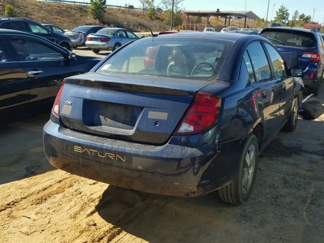 1G8AK58F67Z119174 - 2007 SATURN ION LEVEL BLUE photo 4