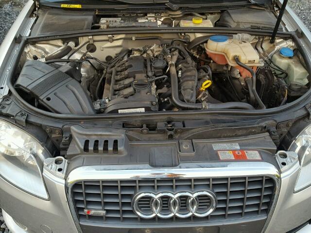 WAUDF78E08A046245 - 2008 AUDI A4 2.0T QU SILVER photo 7