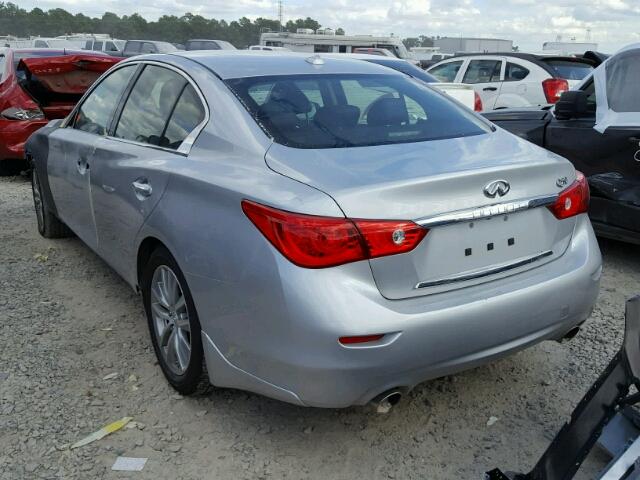 JN1CV7AP2GM203710 - 2016 INFINITI Q50 BASE SILVER photo 3