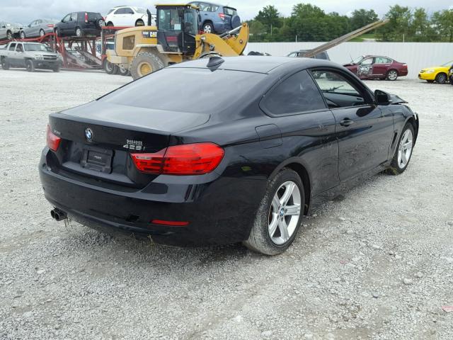 WBA3N9C59EK244961 - 2014 BMW 428 XI BLACK photo 4