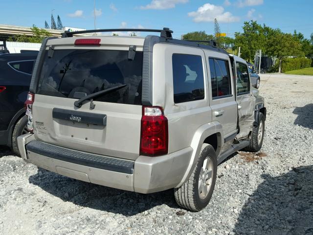 1J8HG48K57C511541 - 2007 JEEP COMMANDER BROWN photo 4