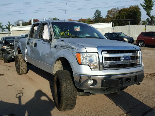 1FTFW1EFXEFB34451 - 2014 FORD F150 SUPER SILVER photo 1