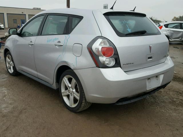 5Y2SP67069Z424708 - 2009 PONTIAC VIBE SILVER photo 3