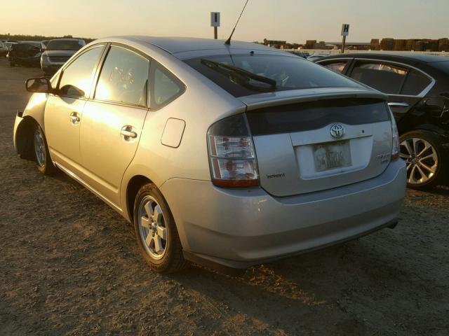 JTDKB20U840114819 - 2004 TOYOTA PRIUS SILVER photo 3