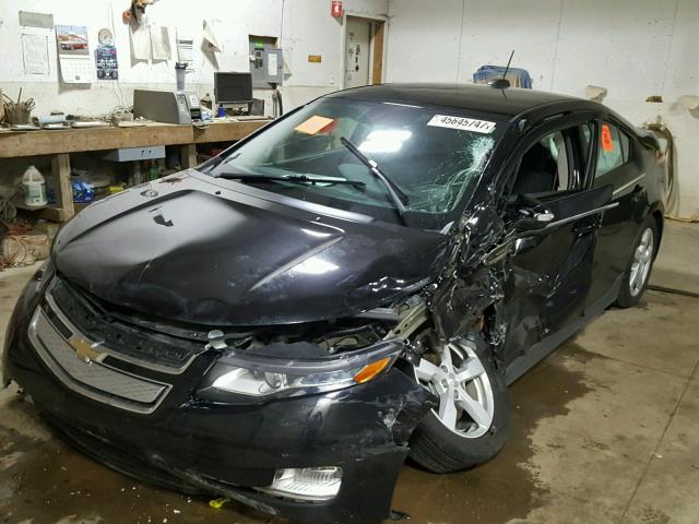 1G1RA6E47FU103638 - 2015 CHEVROLET VOLT BLACK photo 2