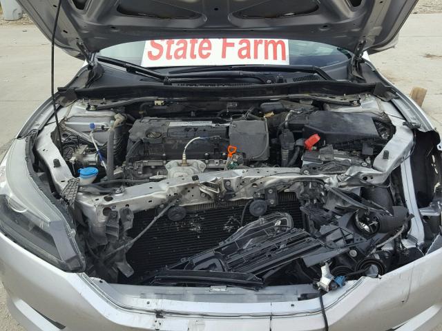 1HGCR2F57EA055615 - 2014 HONDA ACCORD SILVER photo 7