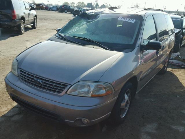 2FMZA51462BA65564 - 2002 FORD WINDSTAR L TAN photo 2