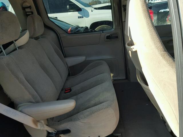 2FMZA51462BA65564 - 2002 FORD WINDSTAR L TAN photo 6