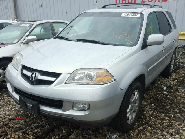 2HNYD18644H510000 - 2004 ACURA MDX TOURIN SILVER photo 2