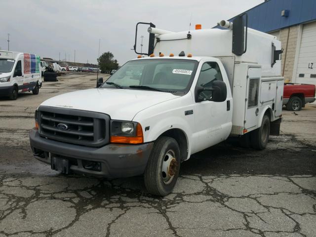 1FDWF36L3YED75984 - 2000 FORD F350 SUPER WHITE photo 2