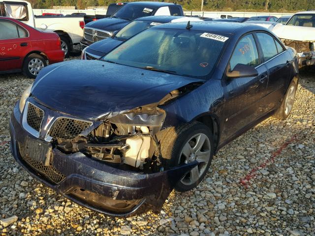 1G2ZJ57B694247056 - 2009 PONTIAC G6 BLUE photo 2