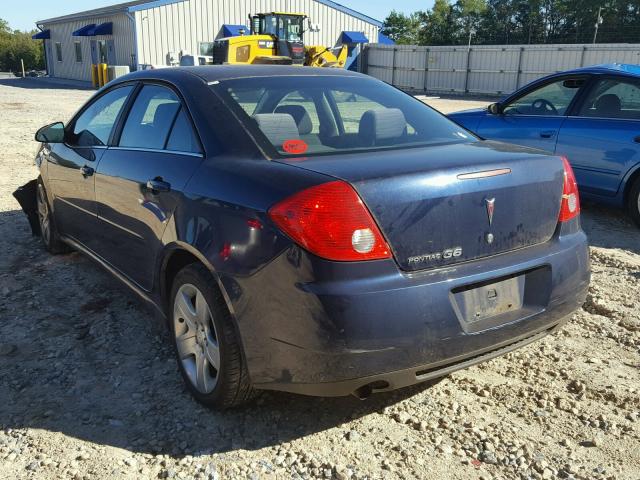 1G2ZJ57B694247056 - 2009 PONTIAC G6 BLUE photo 3