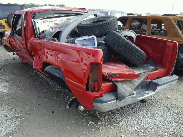 1B7HF16Z71S287405 - 2001 DODGE RAM 1500 RED photo 3