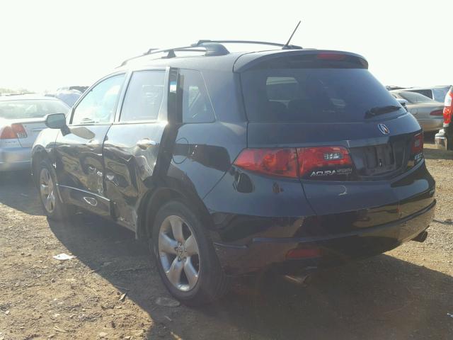 5J8TB18507A013527 - 2007 ACURA RDX TECHNO BLACK photo 3