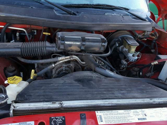 1B7HF13Z7VJ626406 - 1997 DODGE RAM 1500 RED photo 7