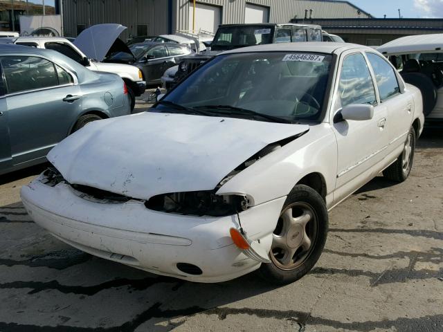 3FALP6539TM133815 - 1996 FORD CONTOUR GL WHITE photo 2
