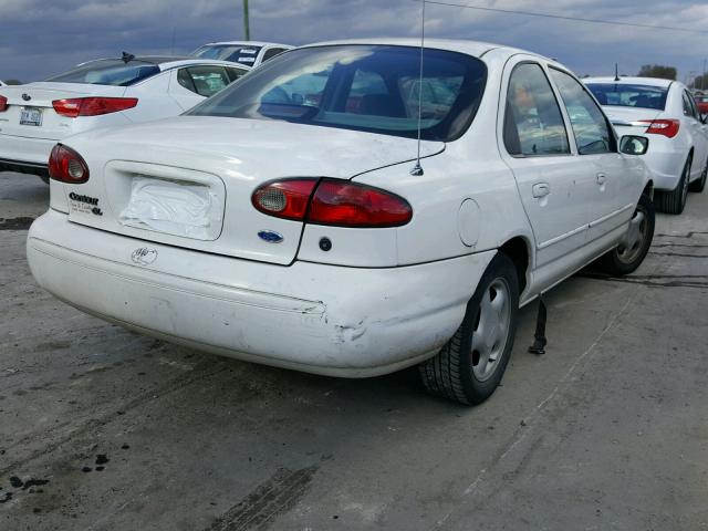 3FALP6539TM133815 - 1996 FORD CONTOUR GL WHITE photo 4