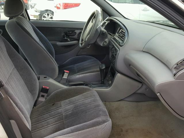 3FALP6539TM133815 - 1996 FORD CONTOUR GL WHITE photo 5