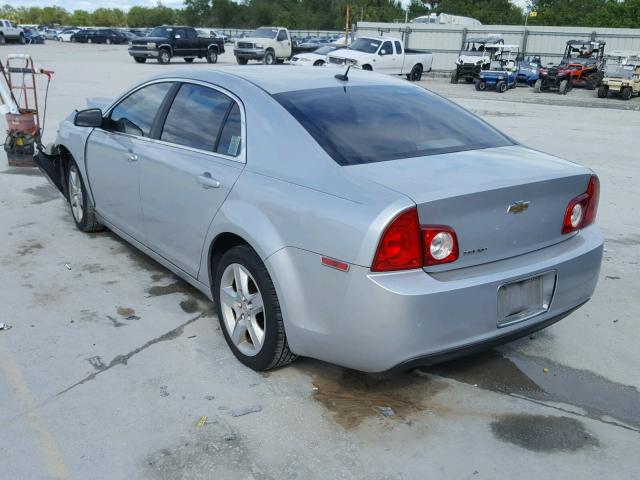 1G1ZB5EB3AF270615 - 2010 CHEVROLET MALIBU SILVER photo 3