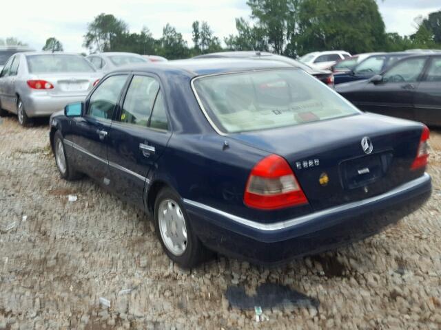 WDBHA22EXTF413838 - 1996 MERCEDES-BENZ C 220 BLUE photo 3