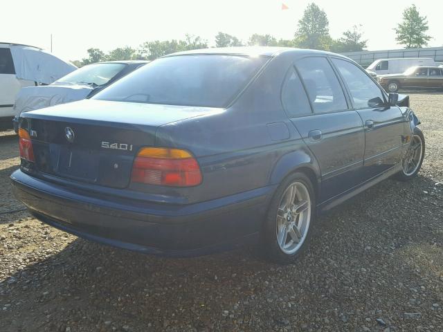 WBADN6344XGM64203 - 1999 BMW 540 I AUTO BLUE photo 4