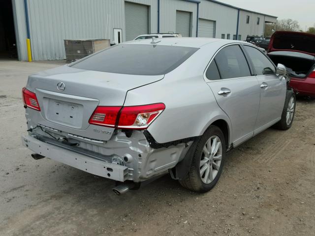 JTHBK1EGXB2449464 - 2011 LEXUS ES SILVER photo 4