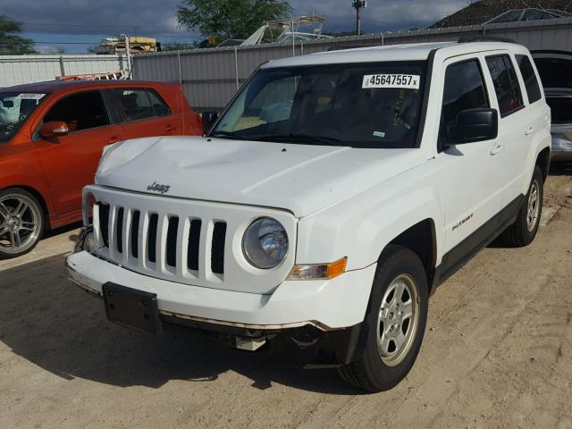 1C4NJRBB0GD668857 - 2016 JEEP PATRIOT WHITE photo 2