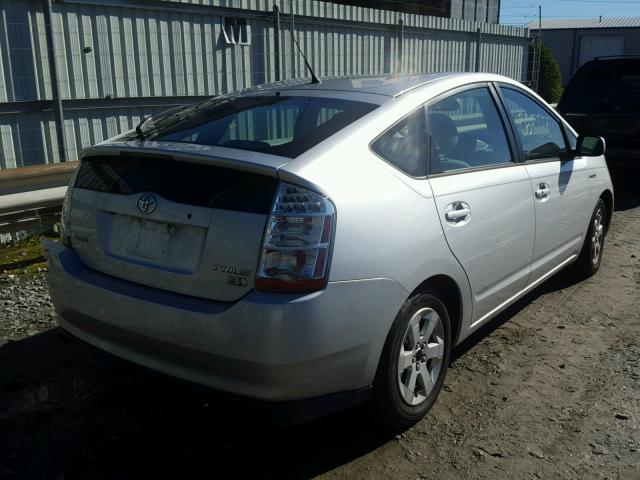 JTDKB20U467078752 - 2006 TOYOTA PRIUS SILVER photo 4